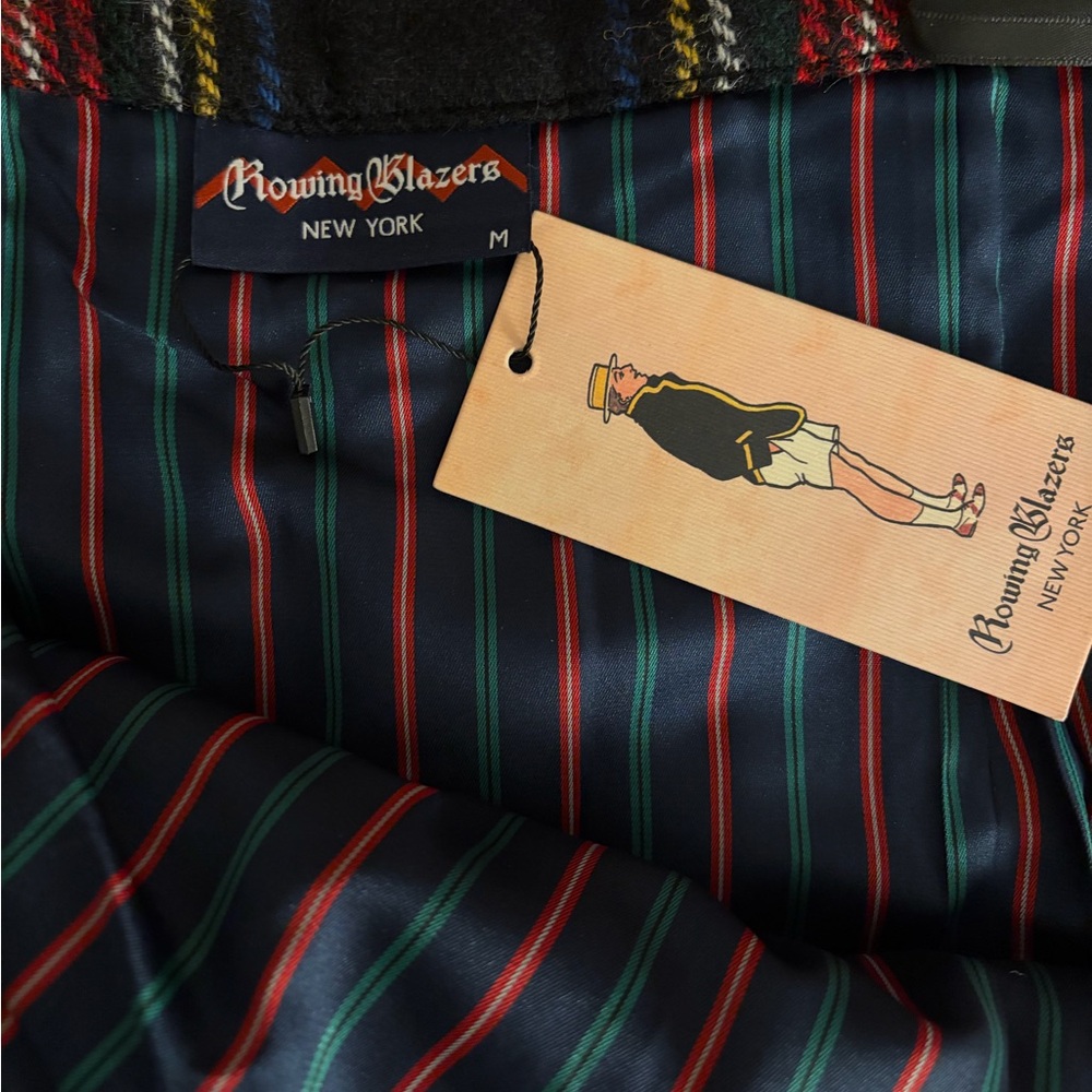 Rowing Blazers Tartan Mini Skirt - Red, Green, Blue - Picture 4 of 8